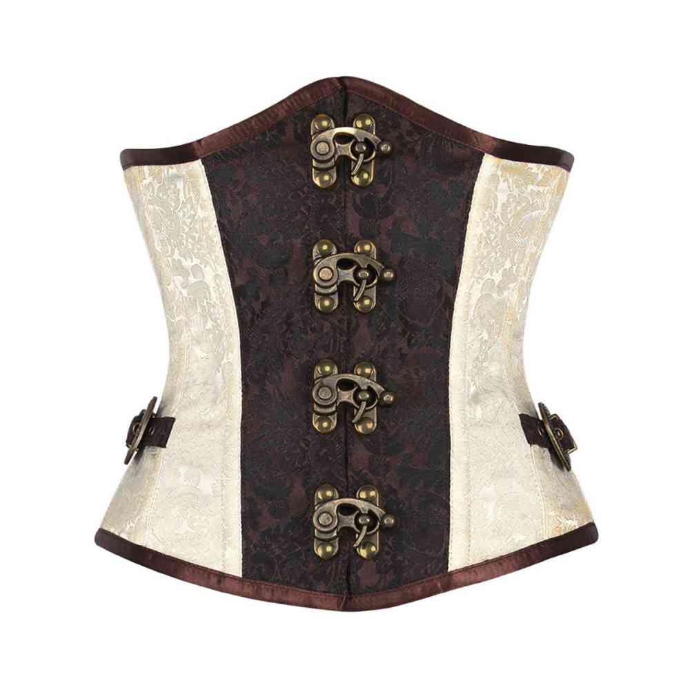 Attitude Corsets - Oiódion Corset sous la poitrine - Crème/Marron
